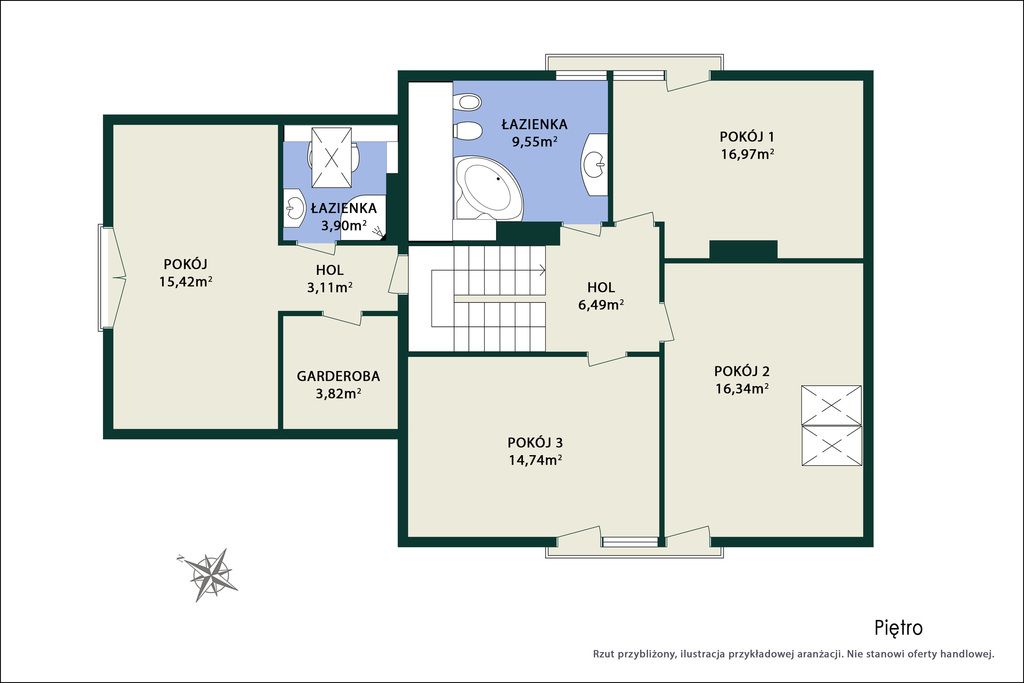 dom wolnostojący, 6 pokoi Michałów-Reginów, ul. Warszawska. Zdjęcie 35