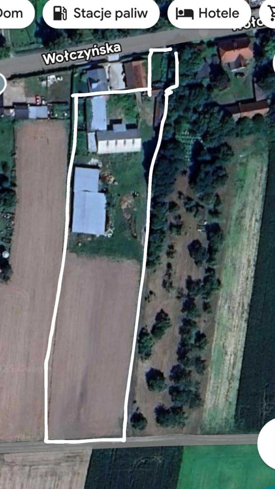 Działka rolno-budowlana Skałągi