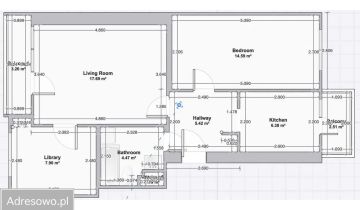 Mieszkanie 3-pokojowe Kraków Krowodrza, ul. Gzymsików