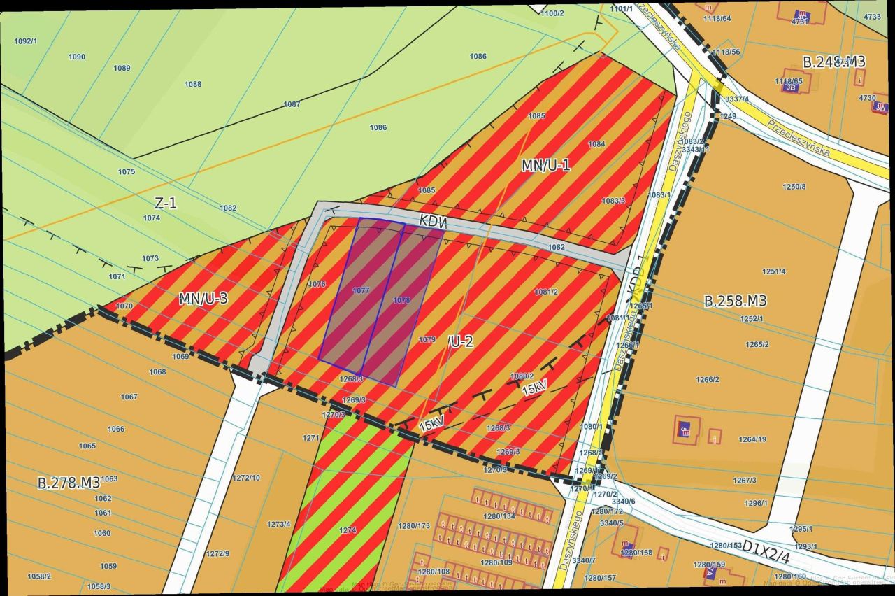 Działka budowlana Brzeszcze, ul. Ignacego Daszyńskiego. Zdjęcie 2