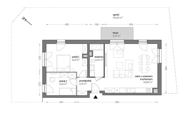 Mieszkanie 3-pokojowe Katowice Brynów, ul. Ceglana. Zdjęcie 7