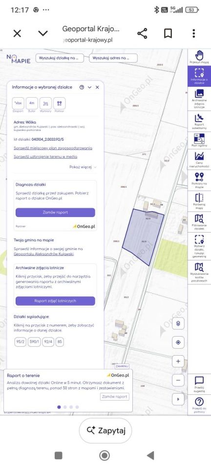 Działka budowlana Wólka. Zdjęcie 6