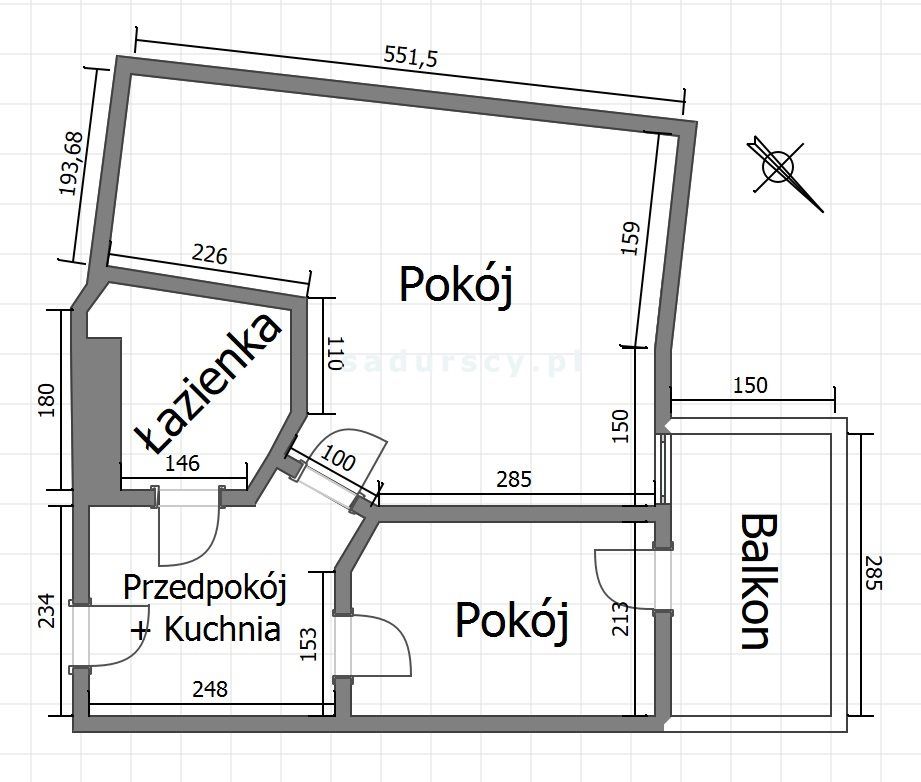 Mieszkanie 2-pokojowe Kraków Mistrzejowice, ul. gen. Leopolda Okulickiego