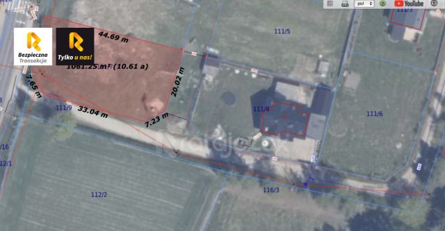 Działka budowlana Trzcińsk, ul. Alfonsa Heldt. Zdjęcie 1