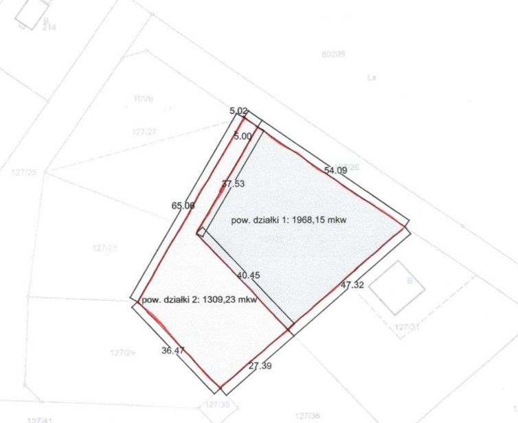 Działka budowlana Psarskie. Zdjęcie 5