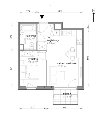 Mieszkanie 2-pokojowe Warszawa Praga-Południe, ul. Podskarbińska. Zdjęcie 4