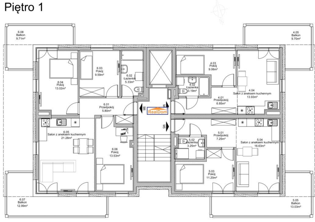 Mieszkanie 2-pokojowe Kraków Bieżanów, ul. Bieżanowska. Zdjęcie 10