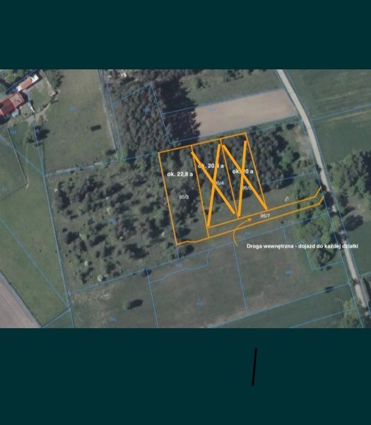 Działka rolna Żelimucha