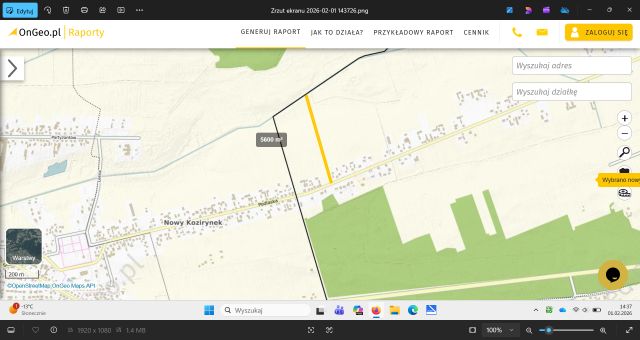 Działka rolno-budowlana Ustrzesz. Zdjęcie 1