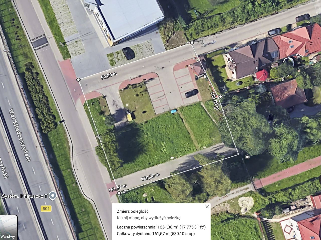 Działka inwestycyjna Warszawa Wawer, ul. Wał Miedzeszyński. Zdjęcie 10