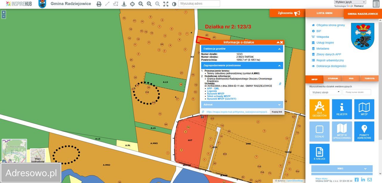 Działka budowlana Tartak Brzózki, ul. Leśna. Zdjęcie 3