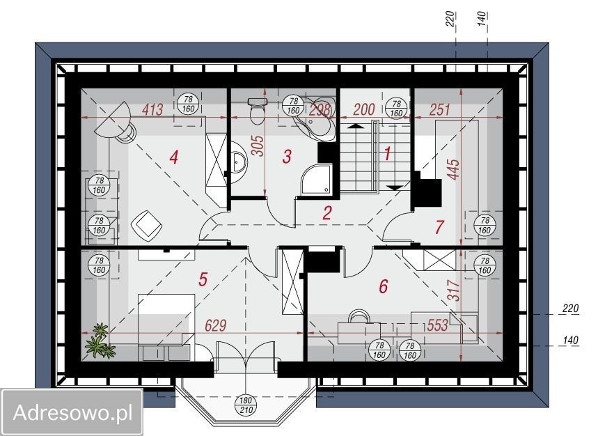 dom wolnostojący, 6 pokoi Pławna, ul. Kasztanowa. Zdjęcie 11