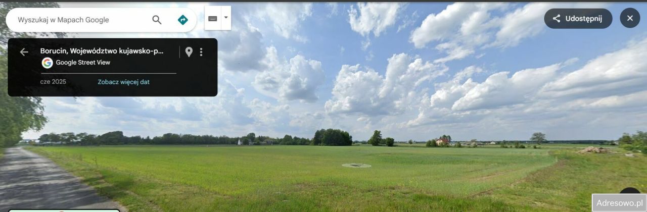 Działka budowlana Borucin