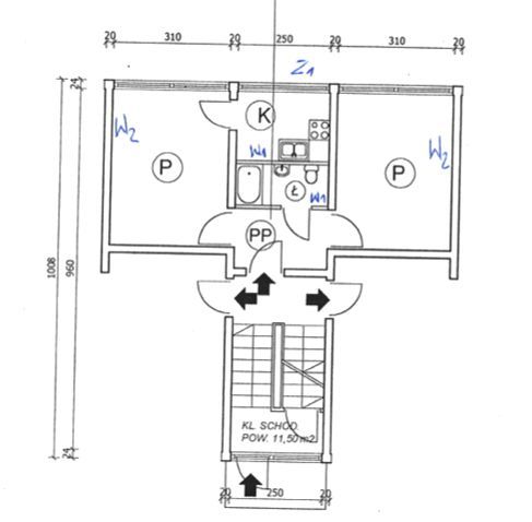 Mieszkanie 2-pokojowe Łódź Polesie, ul. Jana Długosza. Zdjęcie 3