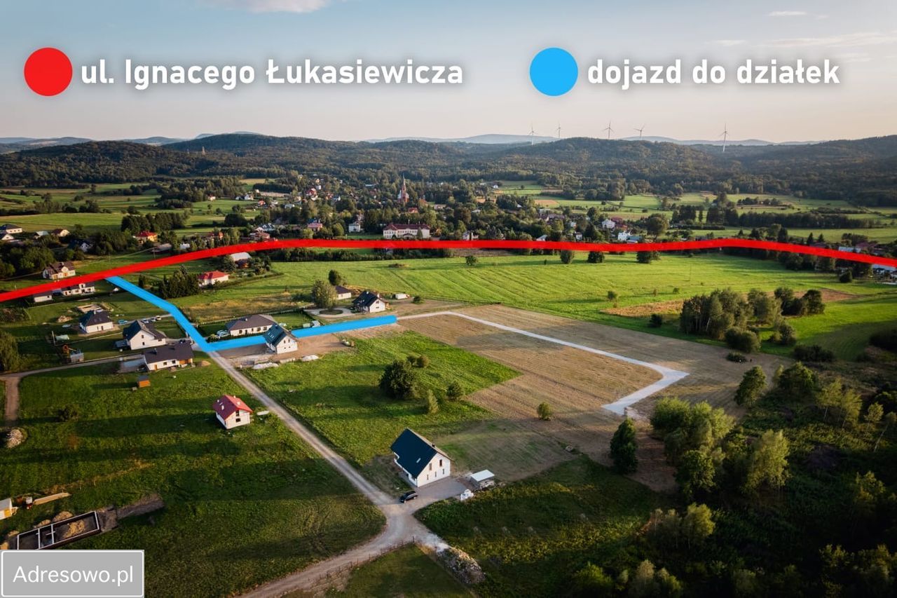 Działka budowlana Bóbrka Dół, ul. Ignacego Łukasiewicza. Zdjęcie 2