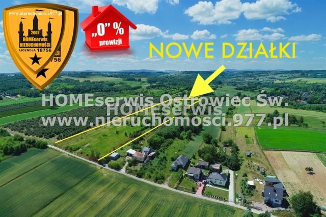 Działka budowlana Ostrowiec Świętokrzyski Częstocice, ul. Dąbrówki. Zdjęcie 1