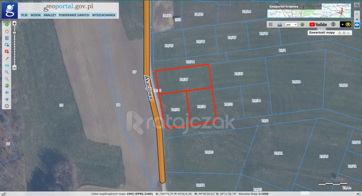 Działka budowlana Głazica, ul. Akacjowa. Zdjęcie 10