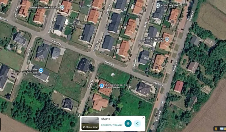 Działka budowlana Słupno, ul. Źródlana