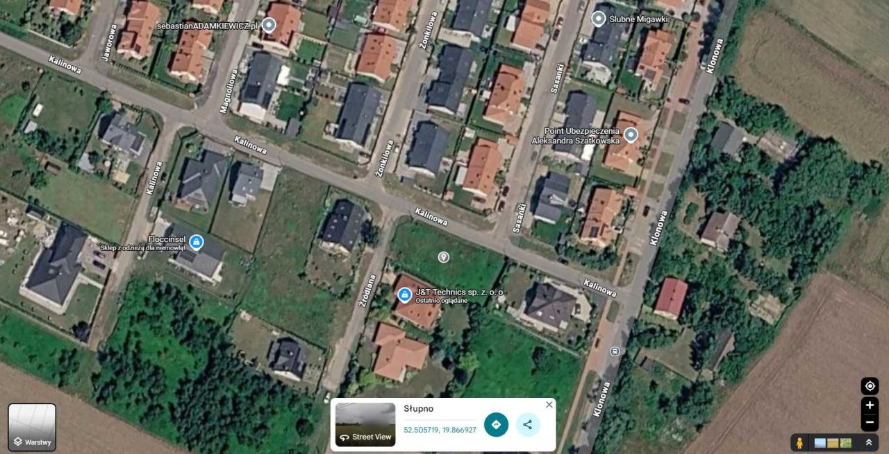 Działka budowlana Słupno, ul. Źródlana. Zdjęcie 1