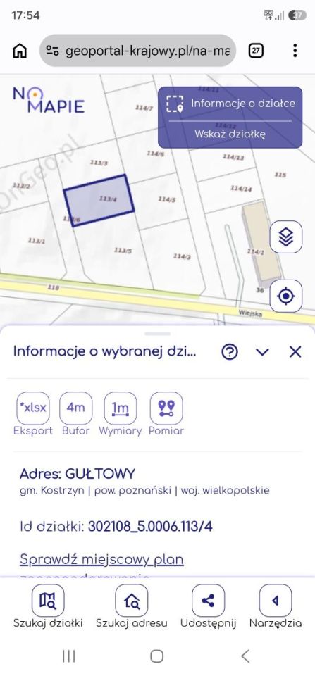 Działka budowlana Gułtowy. Zdjęcie 4