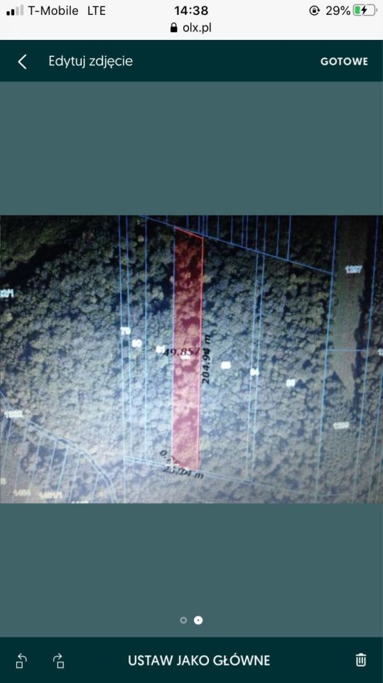 Działka leśna Wólka Kraśniczyńska. Zdjęcie 2