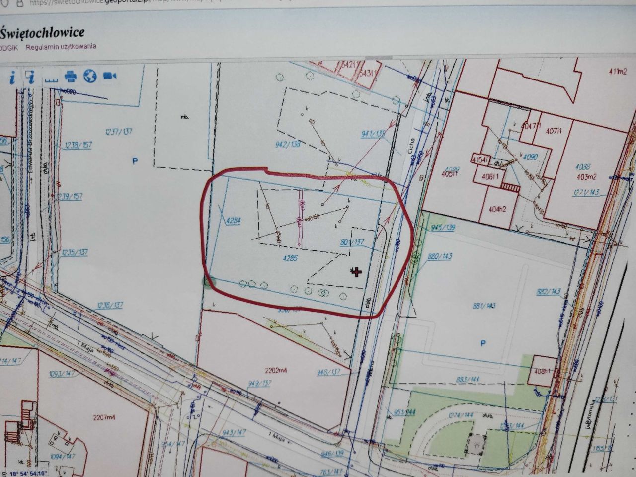 Działka budowlana Świętochłowice Centrum. Zdjęcie 2