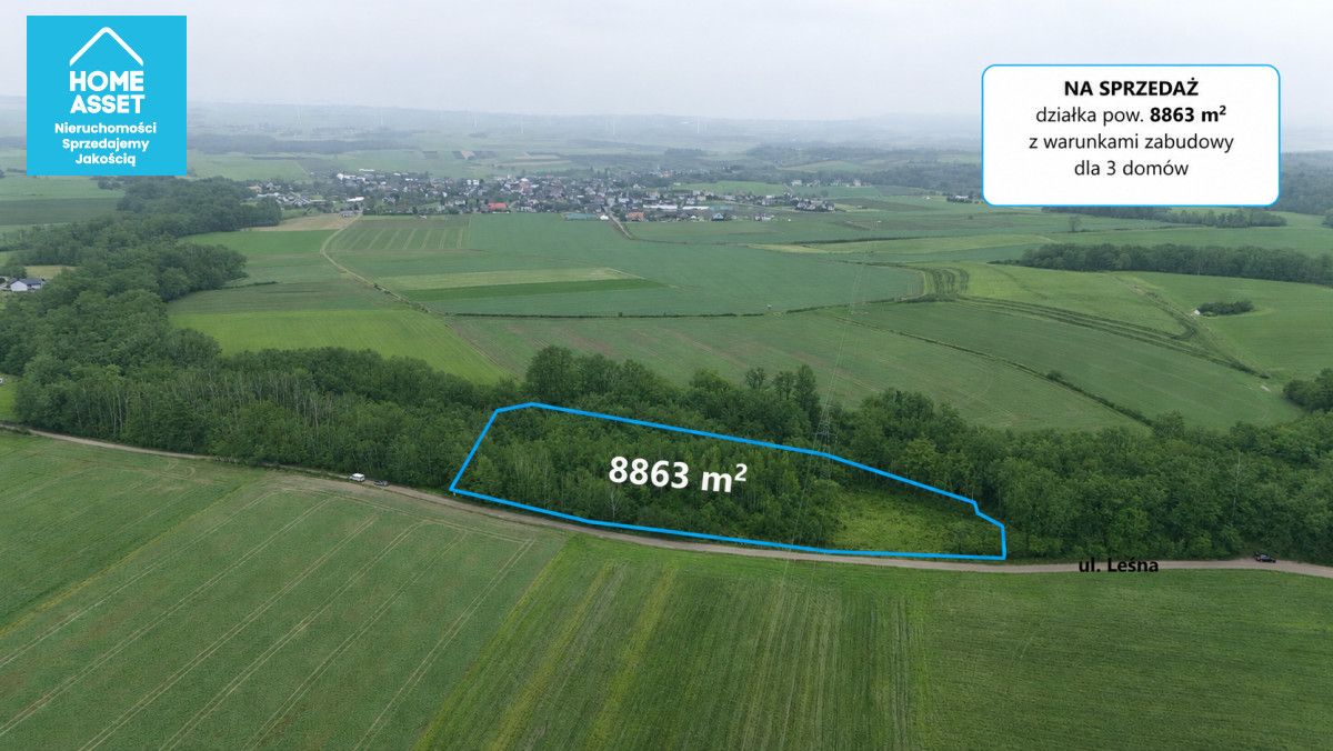 Działka budowlana Werblinia, ul. Leśna. Zdjęcie 1