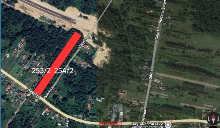 Działka rolno-budowlana Parszów