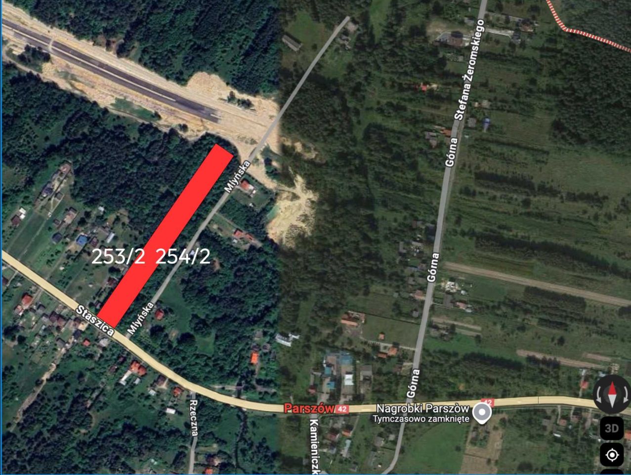 Działka rolno-budowlana Parszów