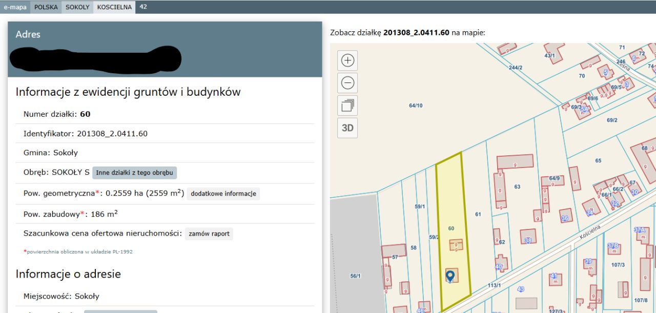 dom wolnostojący Sokoły, ul. Kościelna. Zdjęcie 2