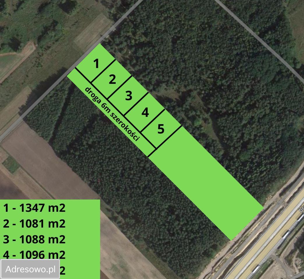 Działka budowlana Zalesiczki. Zdjęcie 3