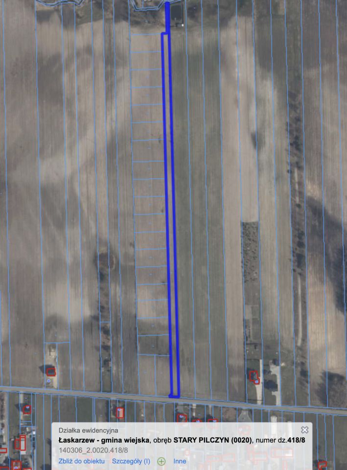 Działka budowlana Melanów. Zdjęcie 3