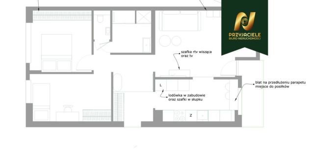 Mieszkanie 3-pokojowe Gdynia Karwiny, ul. Kornela Makuszyńskiego. Zdjęcie 7