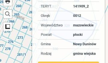 Działka budowlana Nowy Duninów