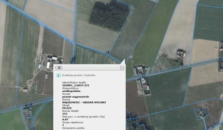 Działka rolna Rudnicze