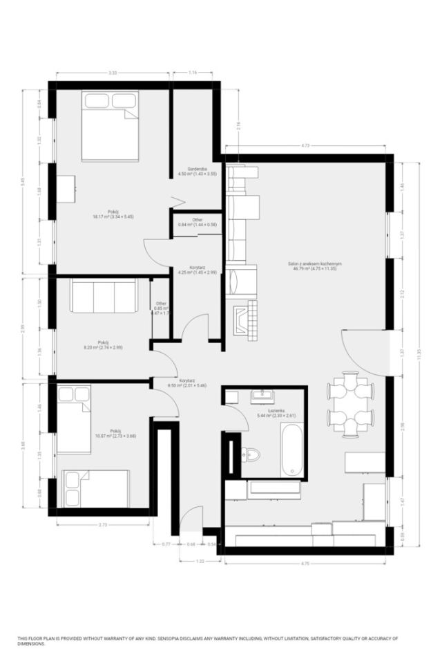 Mieszkanie 4-pokojowe Stronie Śląskie, ul. Morawka. Zdjęcie 15