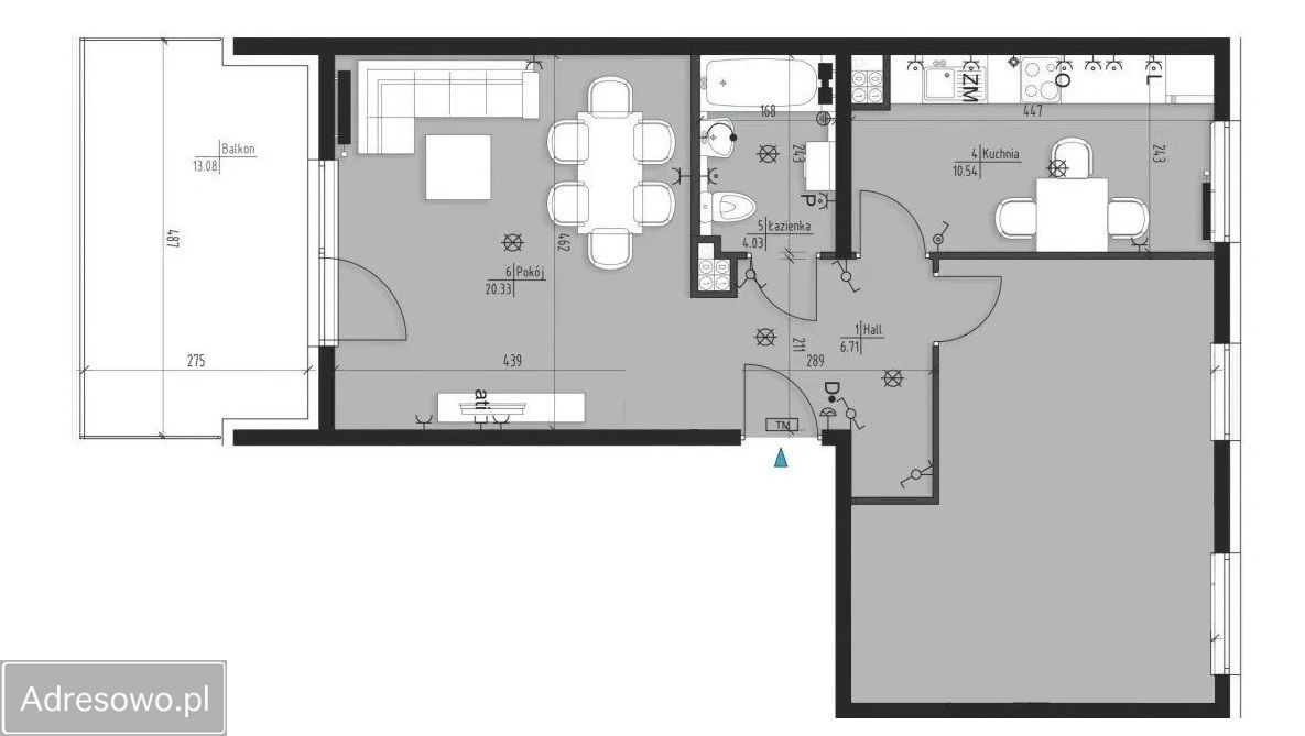 Mieszkanie 2-pokojowe Zalasewo, ul. Wesoła. Zdjęcie 9