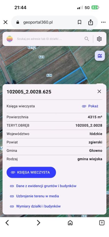 Działka rolna Wola Mąkolska. Zdjęcie 2