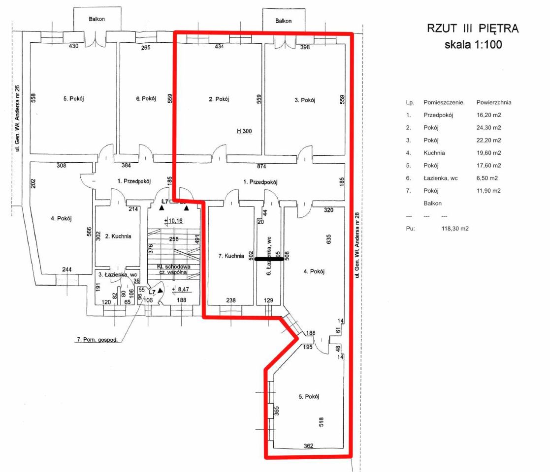 Mieszkanie 5-pokojowe Legnica Tarninów, ul. gen. Władysława Andersa. Zdjęcie 9