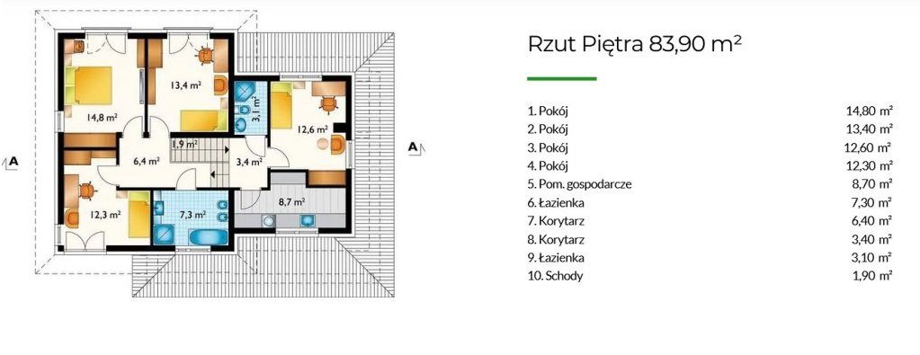 dom wolnostojący, 5 pokoi Rąbień. Zdjęcie 5