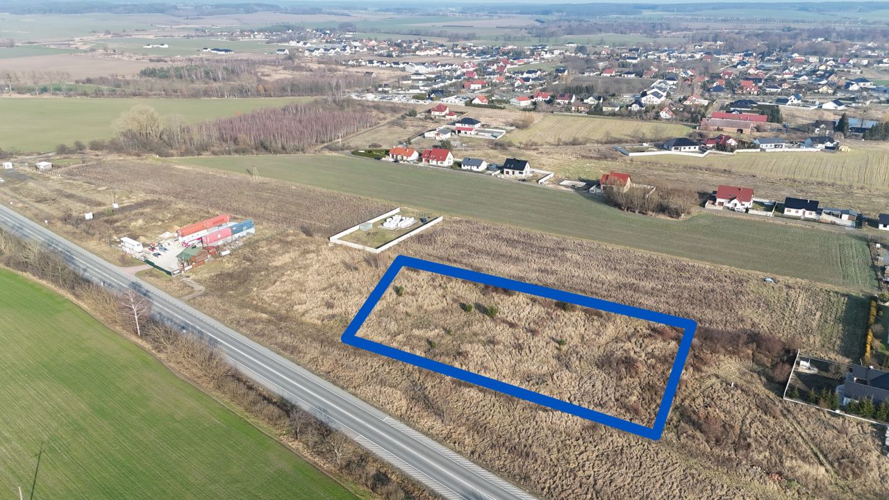 Działka inwestycyjna Brzezie k. Sulechowa, ul. Stanisława Lema. Zdjęcie 2