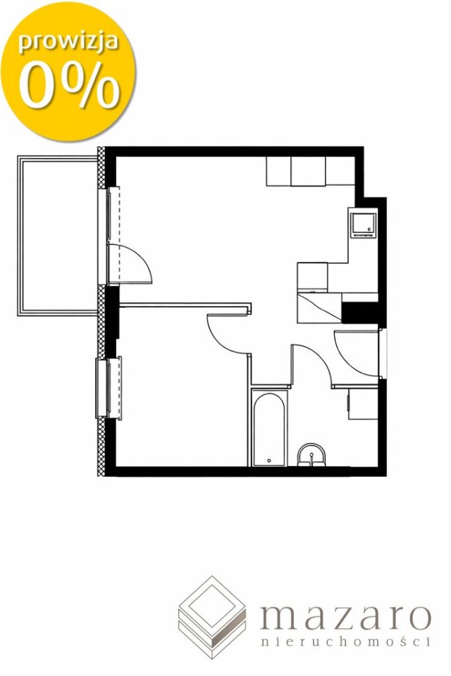 Mieszkanie 2-pokojowe Bydgoszcz Śródmieście. Zdjęcie 4