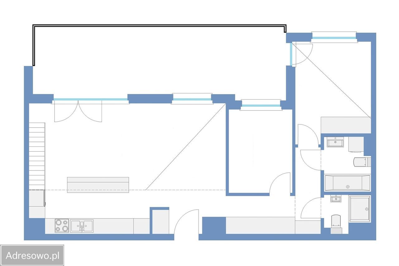 Mieszkanie 3-pokojowe Gdynia Chwarzno-Wiczlino, ul. Janki Bryla. Zdjęcie 15