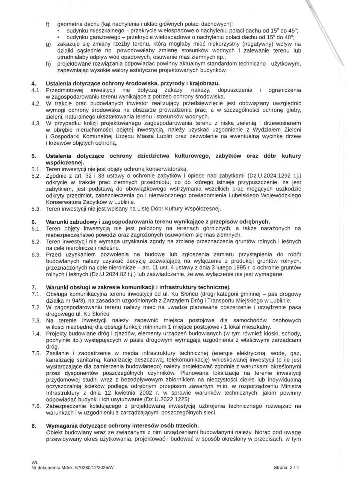 Działka rolno-budowlana Lublin, ul. Ku Słońcu. Zdjęcie 5