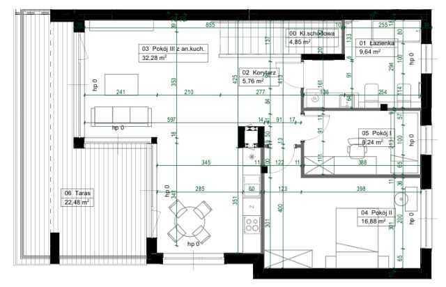 Mieszkanie 3-pokojowe Magdalenka. Zdjęcie 3