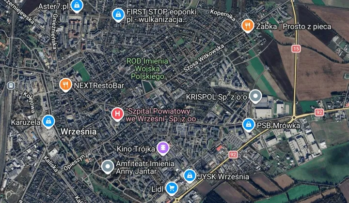 Działka rod Września, ul. Ogrodowa