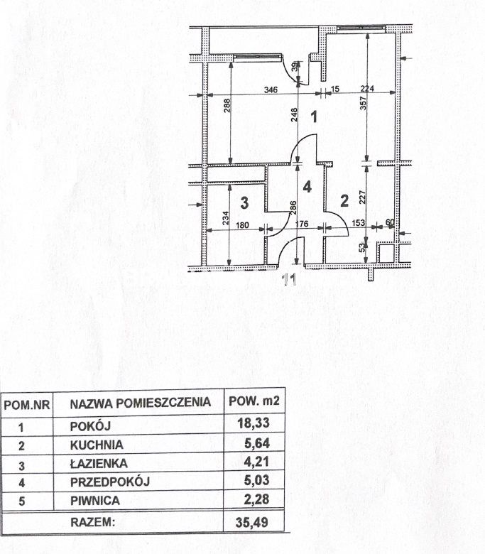 Mieszkanie 2-pokojowe Kraków Mistrzejowice, os. Kombatantów. Zdjęcie 14
