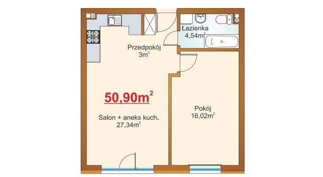 Mieszkanie 2-pokojowe Grodzisk Mazowiecki, ul. Żydowska. Zdjęcie 20