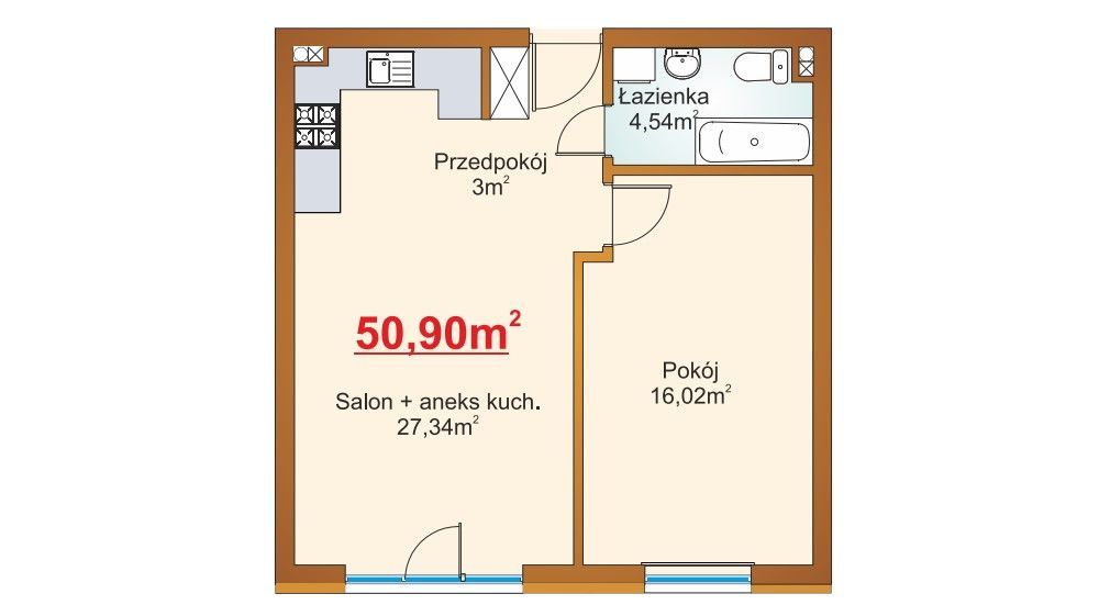 Mieszkanie 2-pokojowe Grodzisk Mazowiecki, ul. Żydowska. Zdjęcie 20