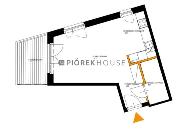 Mieszkanie 1-pokojowe Warszawa Mokotów, ul. Pory. Zdjęcie 14